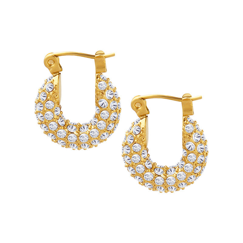 Macy Sparkly Hoops