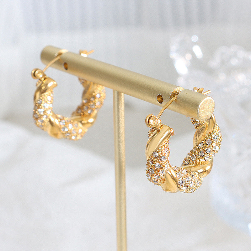 Cindy Sparkling Hoops