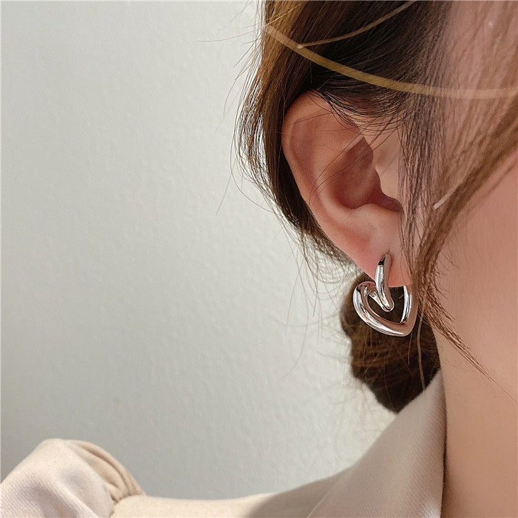 Wired Heart Earrings