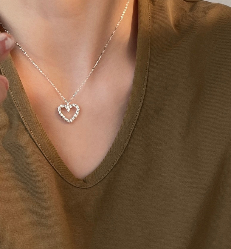 Braided Heart Necklace