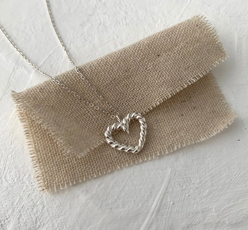 Braided Heart Necklace